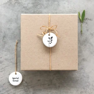 East of India - Small Floral Hanger Token - Special Friend - 4096 Lifestyle