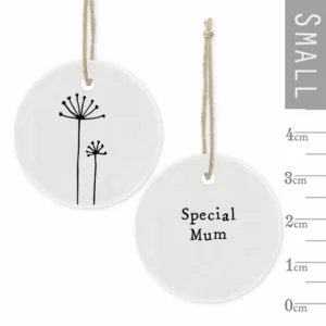 East of India - Small Floral Hanger Token - Special Mum - 4097 Close Up