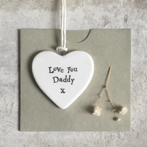 East of India - Small Hanging Heart - Love You Daddy - 4173 Sleeve