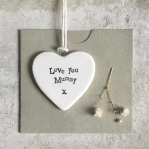 East of India - Small Hanging Heart - Love You Mummy - 4172 Sleeve
