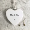 East of India - Small Hanging Heart - Mr & Mr - 4187
