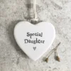 East of India - Small Hanging Heart - Special Daughter - 4181