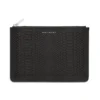 Estella Bartlett - Pouches - Black Leather Snake Skin EBP3628