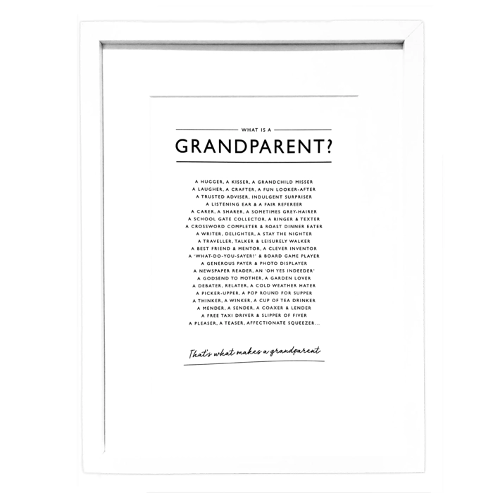 Print - Bespoke Framed Prints - Grandparent