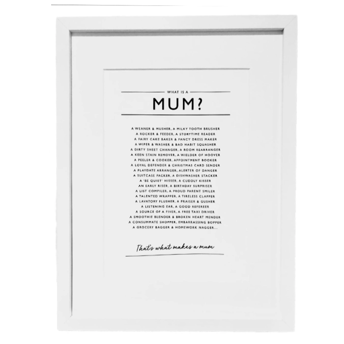 Print - Bespoke Framed Prints - Mum