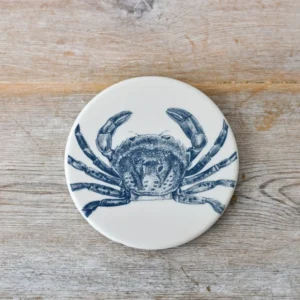Glazed Ceramic Crab Coaster