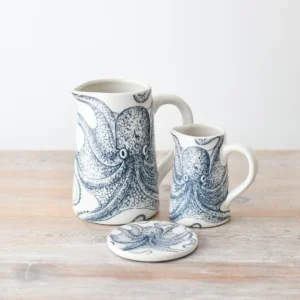 Glazed Ceramic Octopus Collection