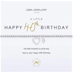Joma Jewellery - Silver Triple Plated Bracelet - Happy 49th Birthday - 2073