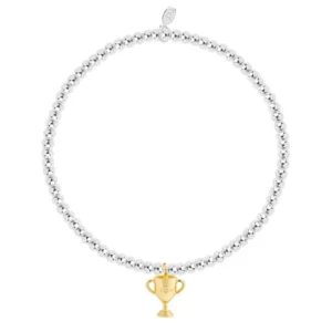 Joma Jewellery - Silver Triple Plated Bracelet - Number 1 Mum Close Up