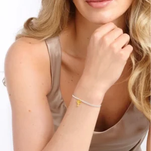 Joma Jewellery - Silver Triple Plated Bracelet - Number 1 Mum Model