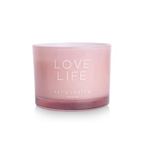 Love Life Scented Jar Two Wick Candle by Katie Loxton