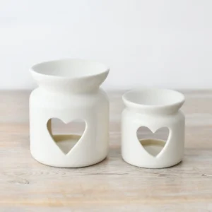 Ceramic Oil Burner - Cut-Out Heart - Collection