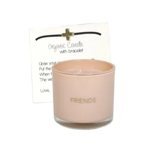 My Flame - Organic Candle with Bracelet - Friends