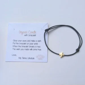My Flame - Organic Candle with Bracelet - Friends Bracelet
