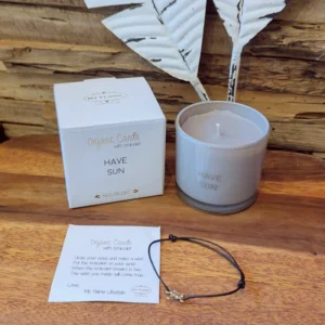 My Flame - Organic Candle with Bracelet - Have Sun Lifestyle