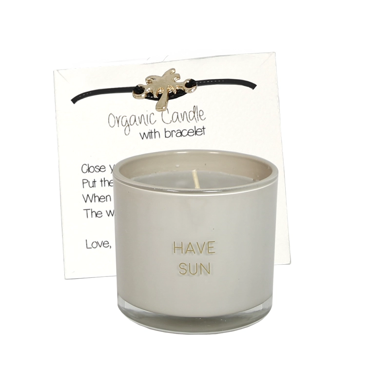 My Flame - Organic Candle with Bracelet - Have Sun