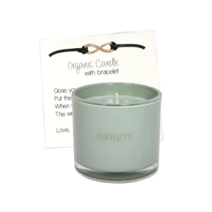 My Flame - Organic Candle with Bracelet - Infinity