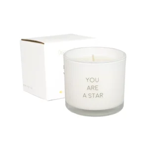 My Flame - Organic Candle with Bracelet - You Are A Star Boxed