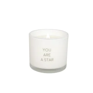 My Flame - Organic Candle with Bracelet - You Are A Star Candle Lit