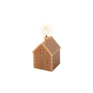 Natural Wax Candle House LED - Honey