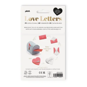 Pikkii - Love Letters and Mailbox Kit - PI-LOV-LTR-1 Back
