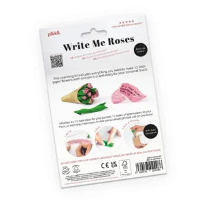 Pikkii - Write Me Roses - Personalised Flower Bouquet - PI-WRT-RSE-1 Back
