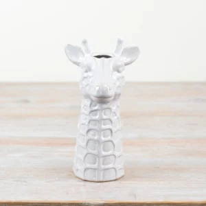 PL - Vases - Small Ceramic Giraffe-Head - pl0218225 Front View