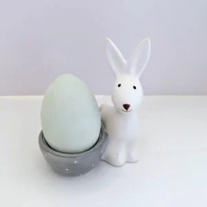 Ceramic Rabbit With Egg Cup or Tealight Holder - 21415 2