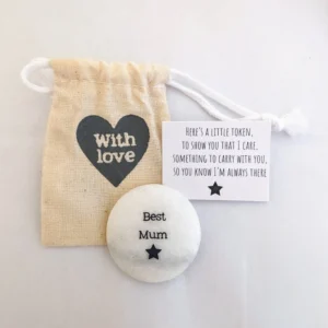 Marble Pebble Tokens - Best Mum 767558BM