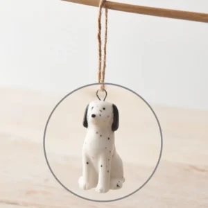 Porcelain Animals Hanging Dog - 62130 - Close Up