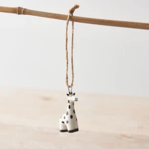 Porcelain Animals Hanging Giraffe - 024854