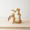 Kissing Rabbits - Mother and Baby
