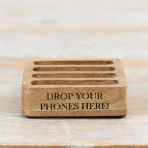 PL Wooden Mobile Stand - Drop Your Phones Here! - PL0627591