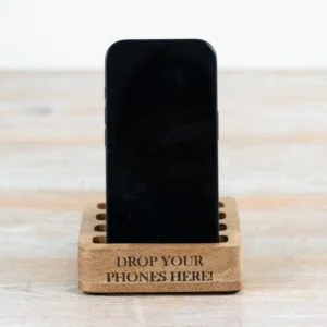 PL Wooden Mobile Stand - Drop Your Phones Here! - PL0627591 Lifestyle