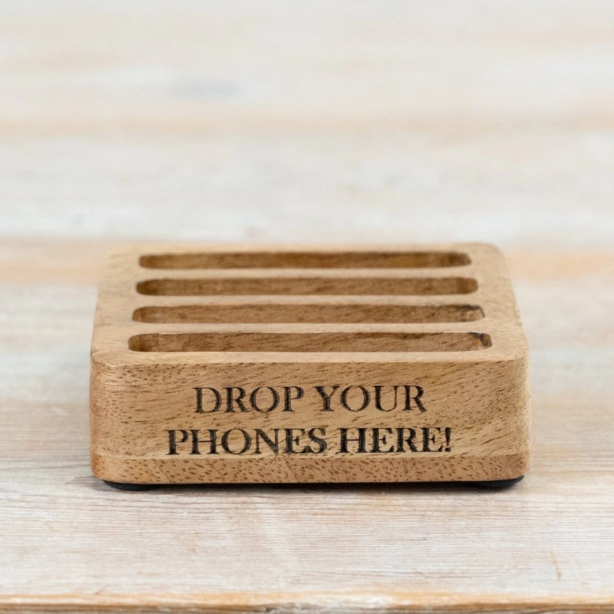 PL Wooden Mobile Stand - Drop Your Phones Here! - PL0627591