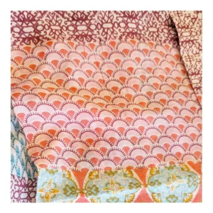 Multipatch Work Hotch Potch Print Longer Length Kimono - By Peace of Mind 10073 Close Up