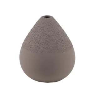 Rader Porcelain Beaded Bud Vases - Powder Greys