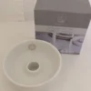 Porcelain Candle Holder - Snow White - Snowflakes