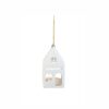 Rader Porcelain Hanging Light House - Small Angular