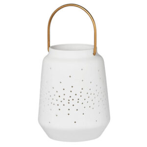 Porcelain Tea Light - Lantern Small
