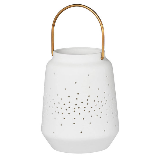 Porcelain Tea Light - Lantern Small