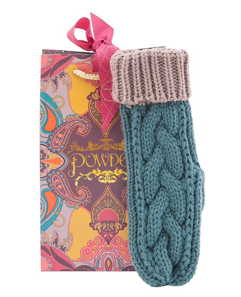 Charlotte Mittens Teal Camel by Powder Design - Image 2