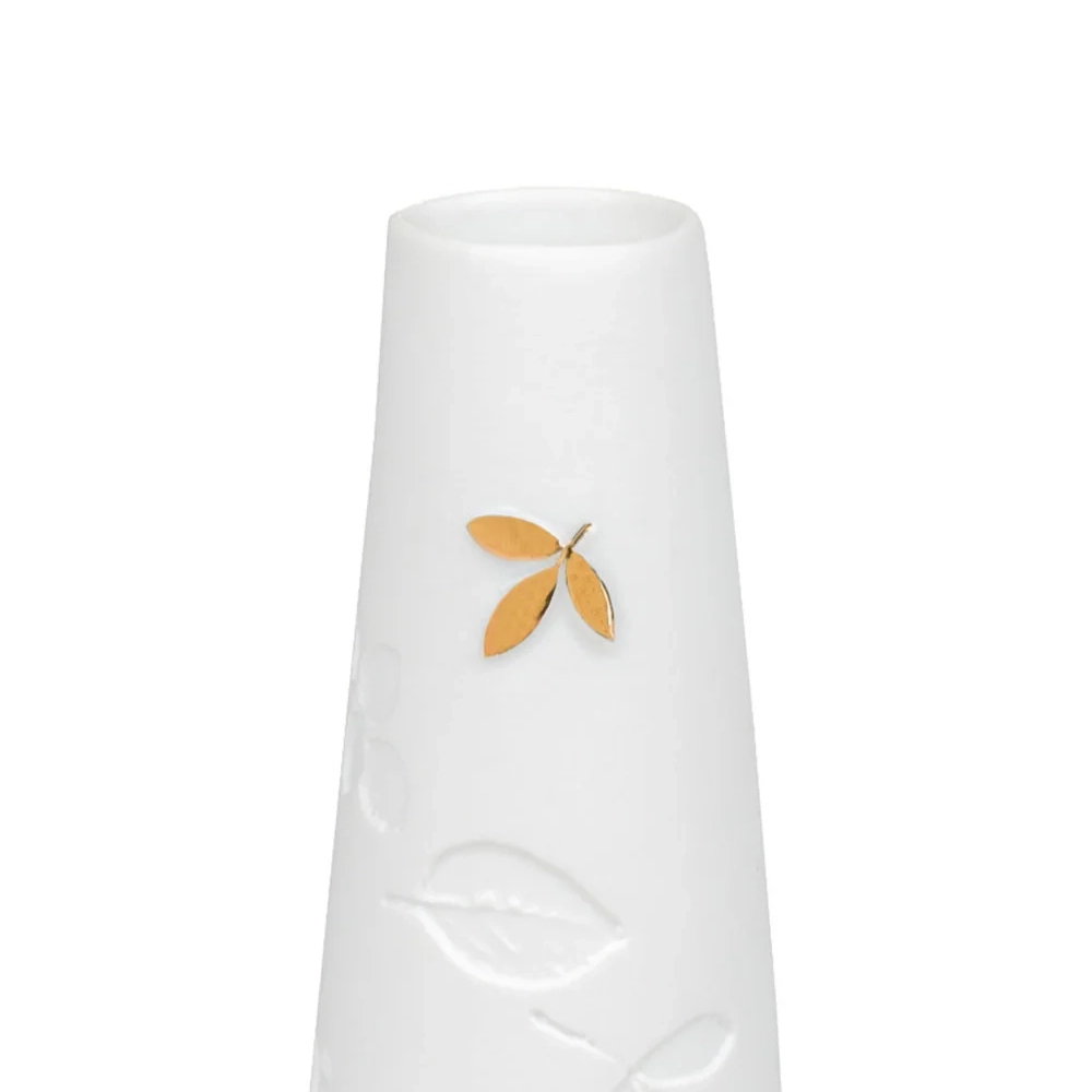 Rader Design Mini Porcelain Leaf Bud Vase - R16480 Close Up