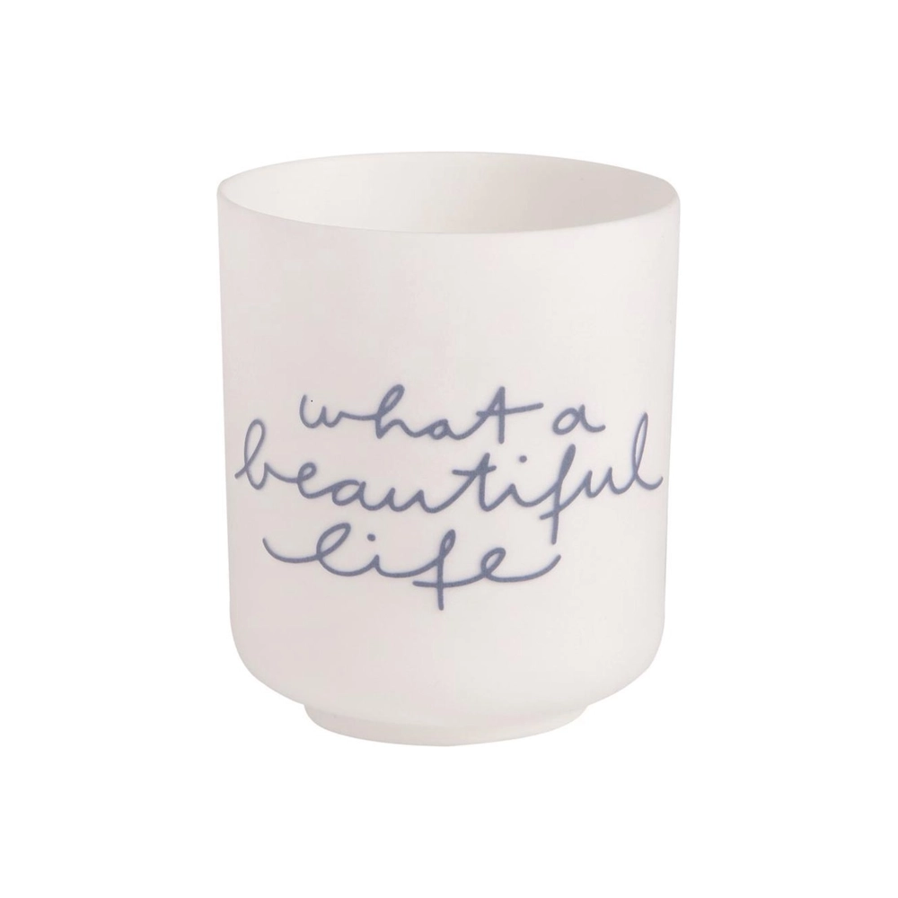 Rader Design - Tea Light Votive - Beautiful Life 14460