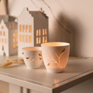 Rader Design - Poerty Light Small - Golden Birds Tealight Holder - R15114 Lifestyle