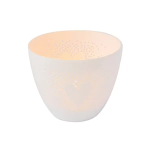 Rader Design - Poetry Light Small Heart Tealight Holder - R15113 Lit Up