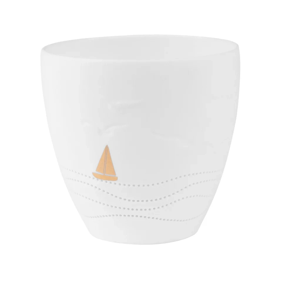 Rader Design - Poetrylight Boat Porcelain Tealight Holder - R17008