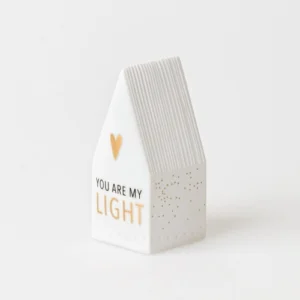 Rader Design - Porcelin LED Message House - R92507