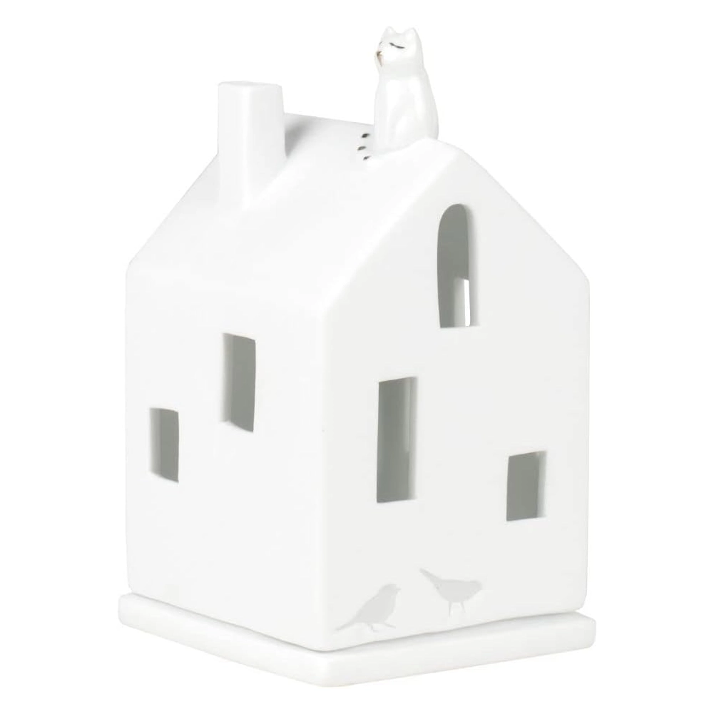 Rader Design - Tea Light House - Cat On the Rooftop