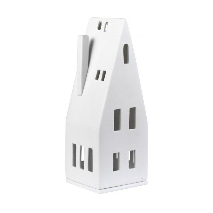 Pitched Roof Porcelain Tea Light House by Rader